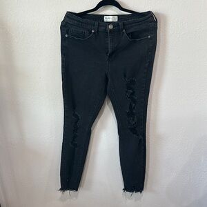 Hudson Jeans Black Distressed Women's Jeans
